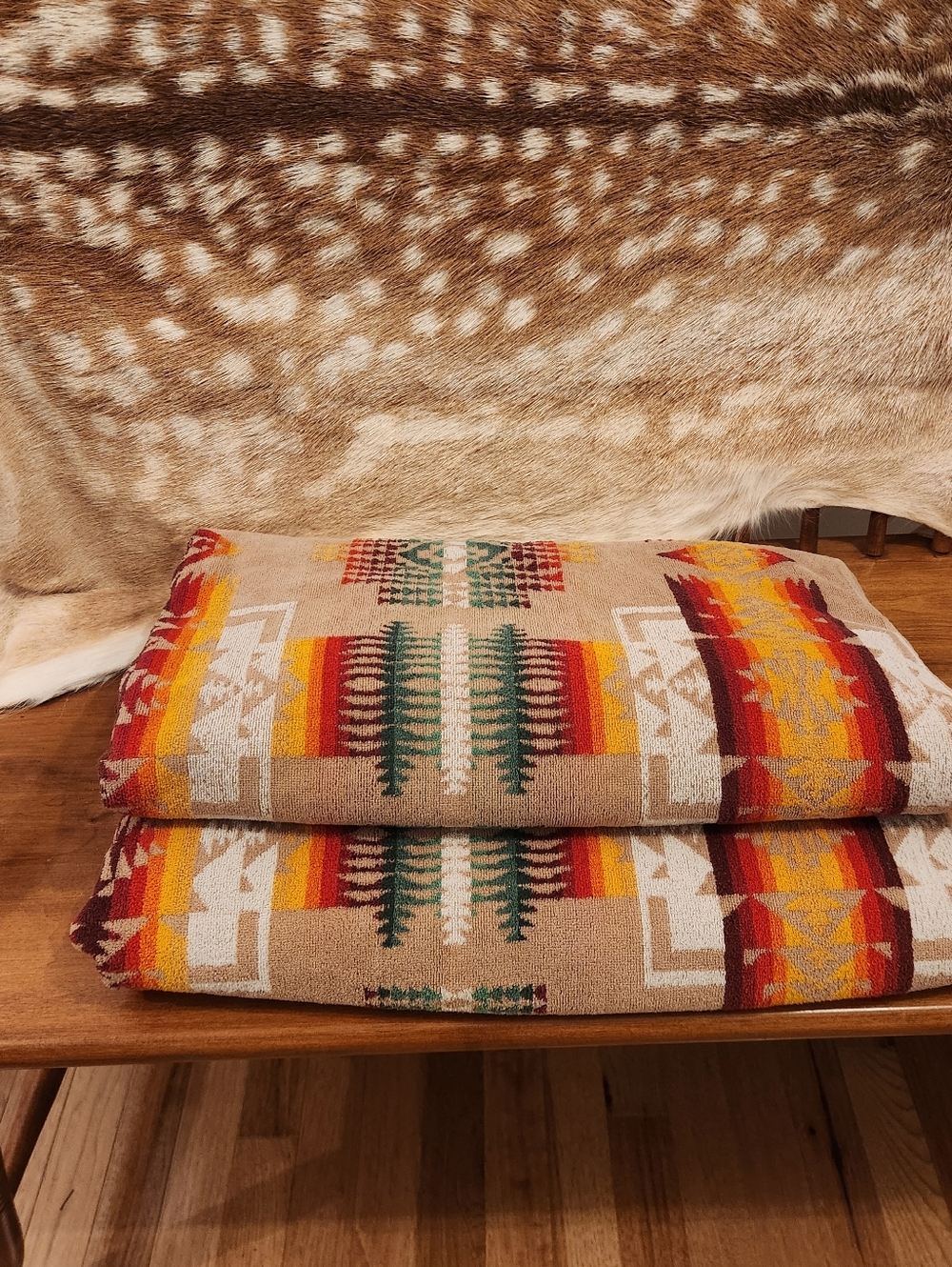 Set Of 2 EUC Pendelton Chief Joseph Oversized Towels